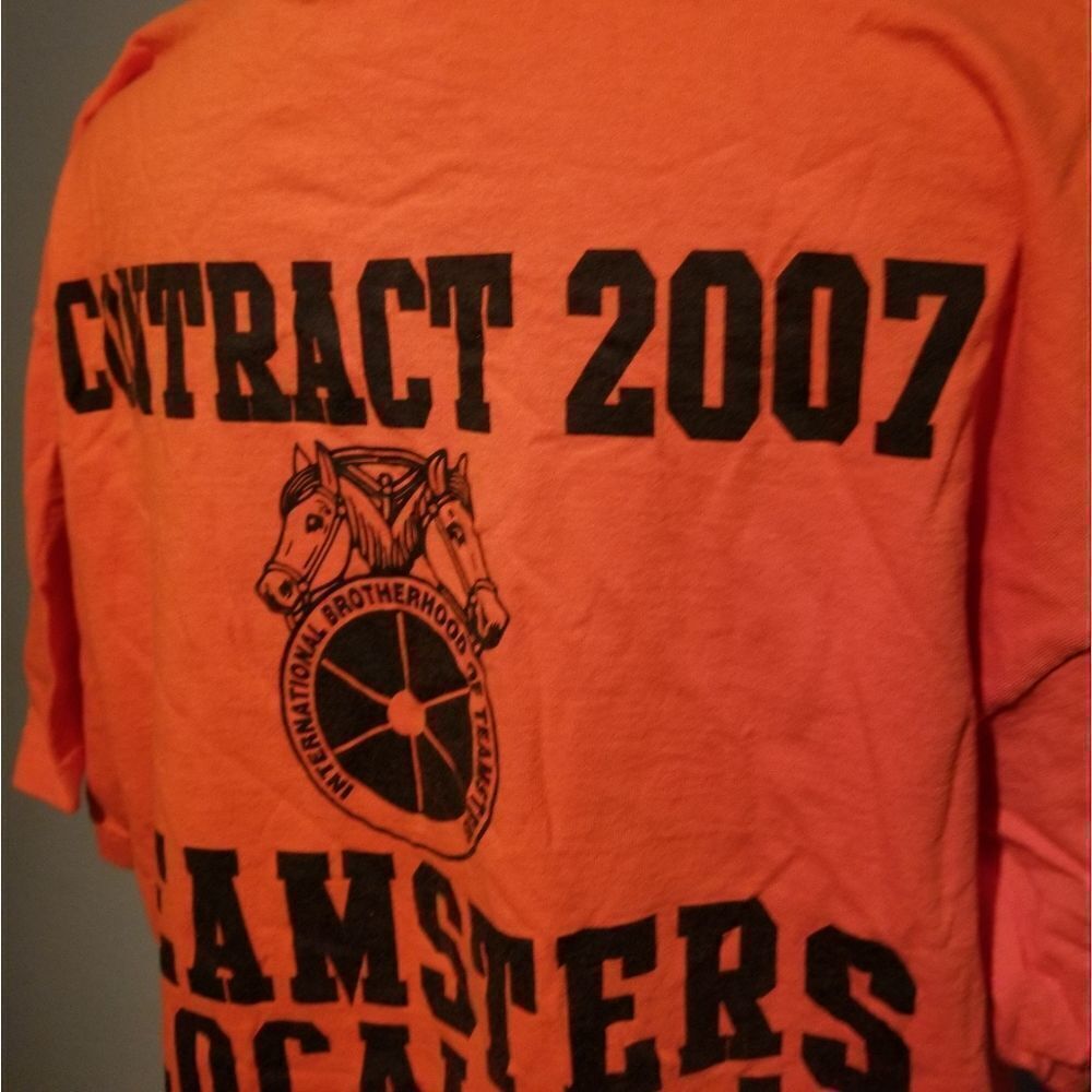 TEAMSTERS UNION LOCAL 631 LS VEGAS T SHIRT XL. B30 - Picture 6 of 6